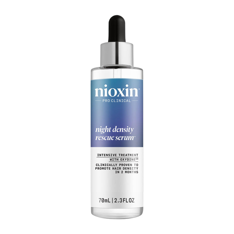 Nioxin Hair Thickening Serum | Night Density Rescue Serum | Density Defend Diamax Advanced | For Thicker, Fuller-Looking Hair | Against Breakage