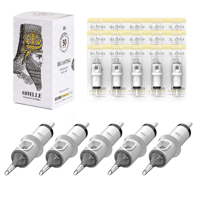 [Australia] - HAWINK 3RL Tattoo Needles Cartridge Bugpin 3 Round Liner X-Taper 50PCS with Membrane Professional Disposable EN05S-50-1003RL 1003RL 