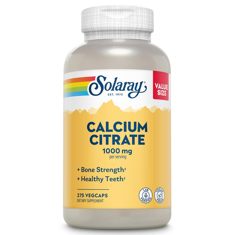 [Australia] - Solaray Calcium Citrate Complex, 1000 mg (68 Serv, 275 Count) 275ct 