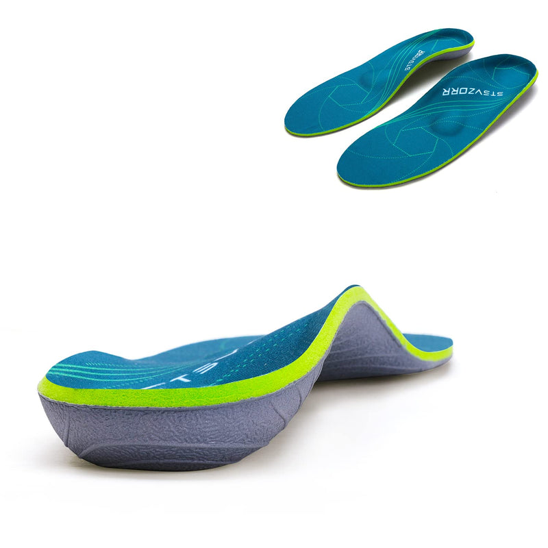 [Australia] - Orthopedic Insoles Plantar Fasciitis Arch Support Flat Feet Heel Spurs and Foot Pain Running Shock Absorption Inserts MEN (6-6 1/2) | WOMEN (8-8 1/2) MEN (6-6 1/2) | WOMEN (8-8 1/2) --250MM-9.87" Armygreen 