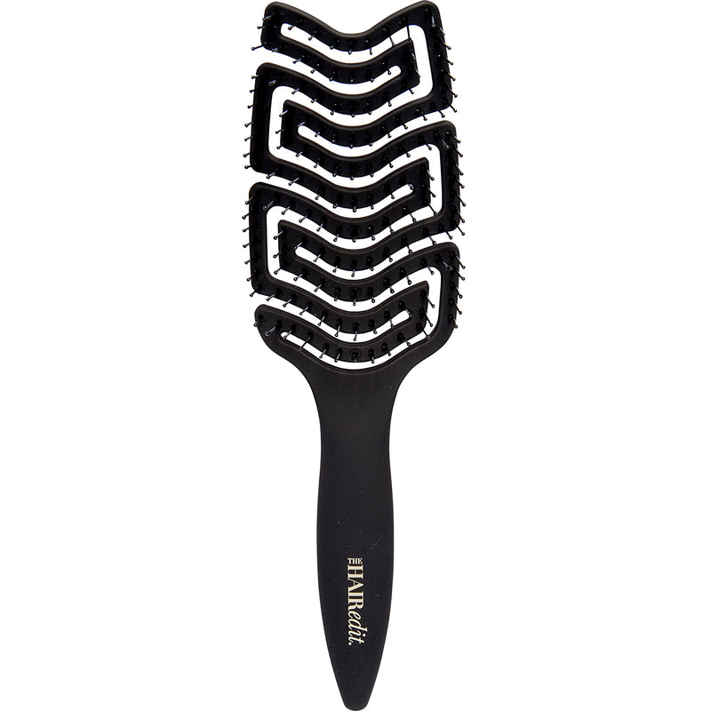 [Australia] - The Hair Edit Detangle & Massage Brush Wet & Dry Brush With Ergonomic Paddle, Non Slip Grip Scalp Massager with Soft Flexible Bristles, Anti-Breakage Hairbrush for Thick, Curly, Straight, Fine Hair 