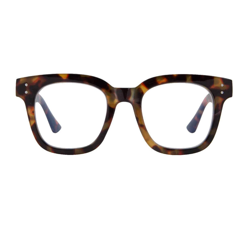 [Australia] - Madison Avenue Women Blue Light Glasses,Oversize Blue Light Blocker for Women, Anti Eyestrain & UV Protection Computer Eyeglasses Hanna (Tortoiseshell) Tortoiseshell Oversized 