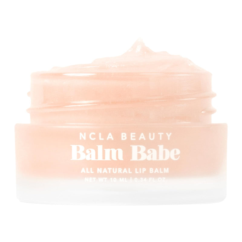 NCLA Beauty Balm Babe All Natural Lip Balm - Moisturizes Lips with Natural Oils - Infused with Vitamin C and E - Birthday Cake - 0.34 oz