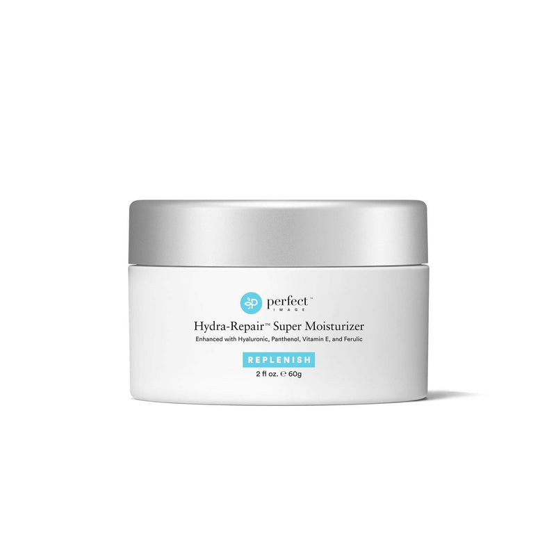 Perfect Image Hydra-Repair Super Moisturizer, Hyaluronic Acid Face Moisturizer for Women and Men, Facial Moisturizer with Vitamin E and Shea Butter, 2 fl oz. (60g) Post-Peel - Dry Rough Damaged