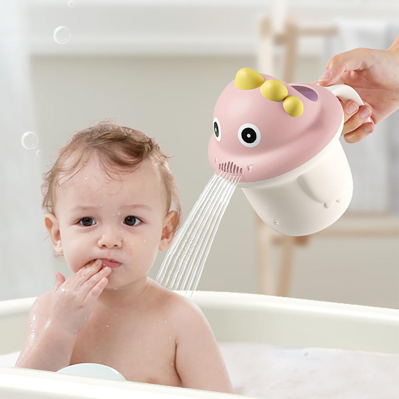 [Australia] - Rinse Shampoo Rinser Baby Rinse Cup Baby Bath Rinser Wash Hair Cup by Protecting Infant Eyes (Pink) Pink 