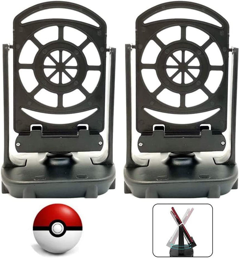 [Australia] - [2 Sets] Steps Counter Compatible for Po-ke-mon Go Walker Phone Swing Accessories [Mute Version] Egg hatcher Rocker Quick Steps Earning Device[Support 4 Phones Black] 