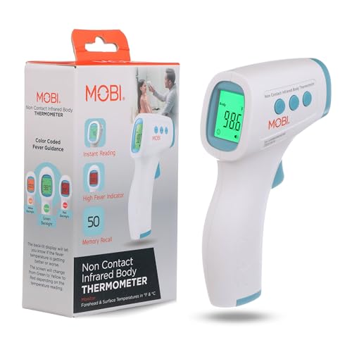 [Australia] - MOBI - Non-Contact Forehead Digital Thermometer with Object Temperature Mode - Touchless Fever Thermometer 