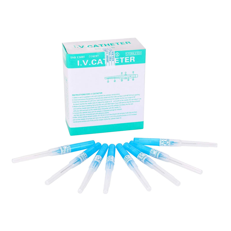[Australia] - DOWEI Ear Nose Piercing Needles – New Life Tattoo 50pcs Piercing Needles IV Catheter Needles Kit Piercing for IV Start Kits,Piercing Tattoo Tools,Piercing Supplies 22G 