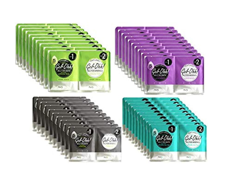 [Australia] - Avry Gel Ohh Spa Pedicure Footbath - Gel Oh - 40PK Combo1 - Combo Pack 10 of Each Fragrance - 40 total!!! 