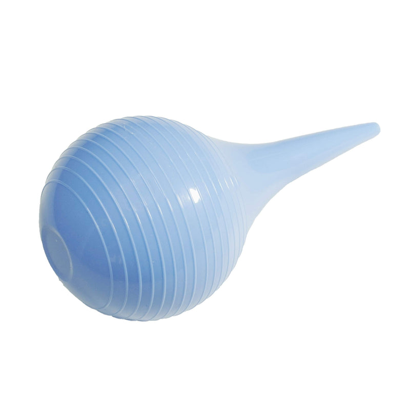 [Australia] - Rubber Suction Ear Syringe,60ml Hand Bulb Syringe Ear Washing Squeeze Bulb- Blue Smooth 
