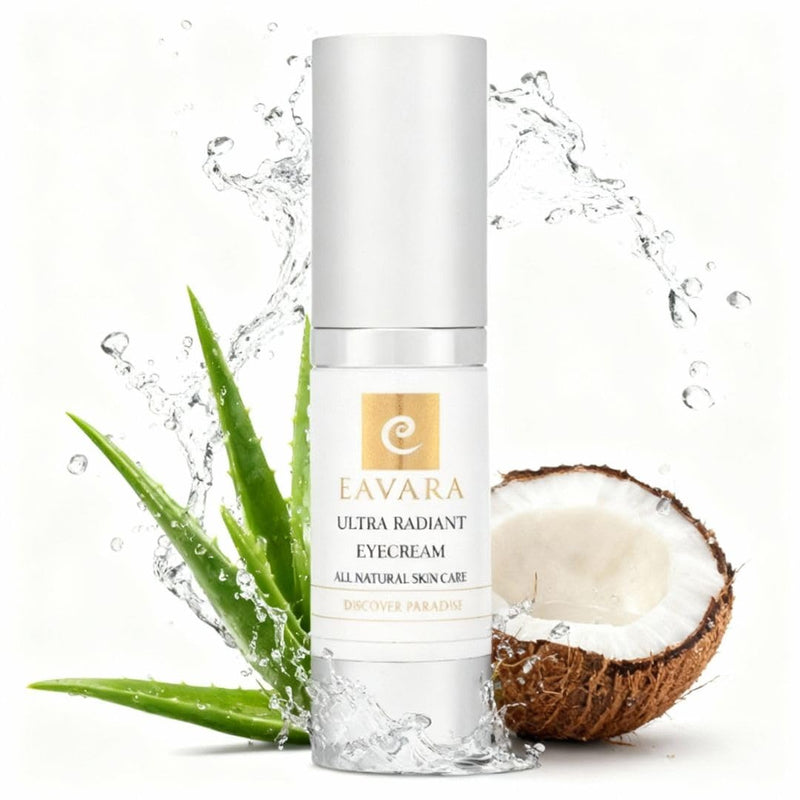 Organic Eye Cream for Dark Circles, Fine Lines, & Puffiness, 1oz | Puffiness, Natural Under Eye Serum, Hyaluronic Acid, Jojoba Oil, Vitamin E, Aloe Vera, Helps Reduce Fine Lines & Wrinkles 1 Fl Oz (Pack of 1)