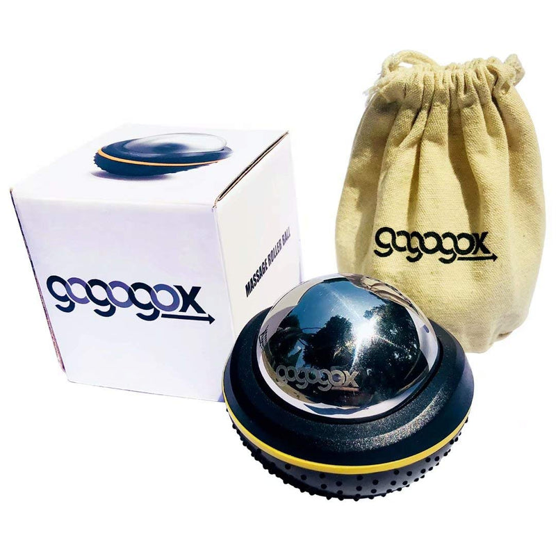 [Australia] - Cryosphere Cold Ice Massage Roller Ball - Ice Therapy Deep Tissue Muscle Massager - Plantar Fasciitis Roller for Trigger Point Therapy - Ideal for Pain Relief, Myofascial Release 60mm Black 60mm 
