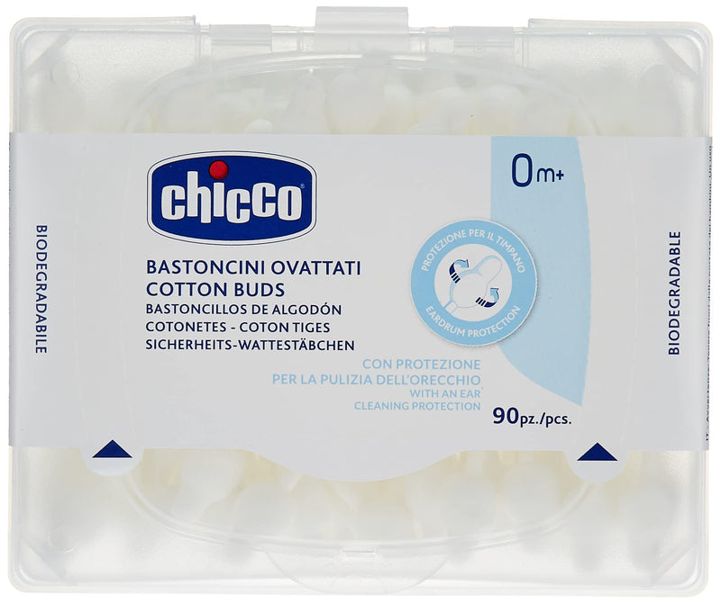 [Australia] - Chicco Wadded Sticks Safe Hygiene - 1 Pack of 90 
