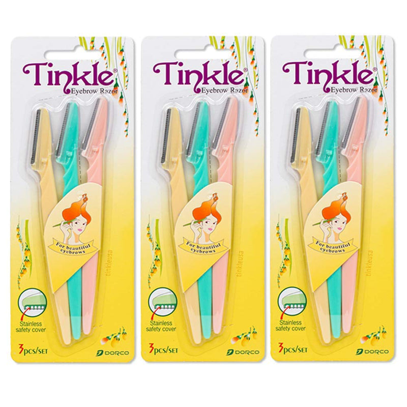 [Australia] - Tinkle Eyebrow Razor, 3ct per pack (3pk) 3pk 