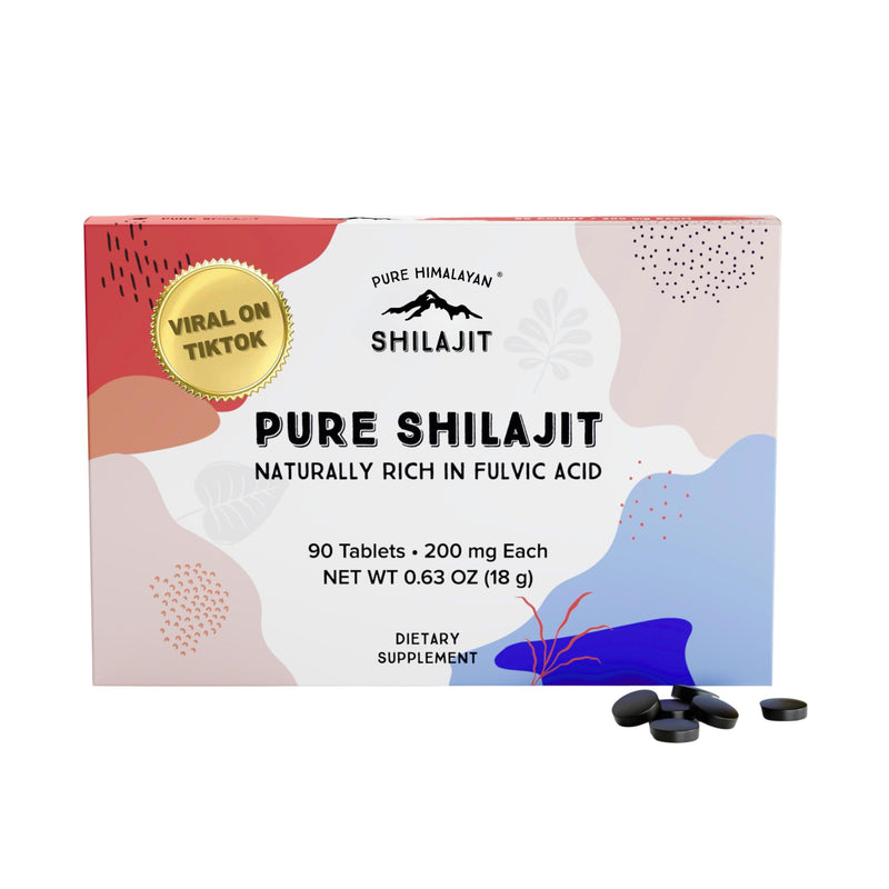 [Australia] - Pure Himalayan Shilajit Dry Drops (90 Tablets - 200mg each) Maximum Potency Pure Shilajit for Men with 85+ Trace Minerals & Fulvic Acid for Metabolism, Energy & Immune Support 90 Count (Pack of 1) 