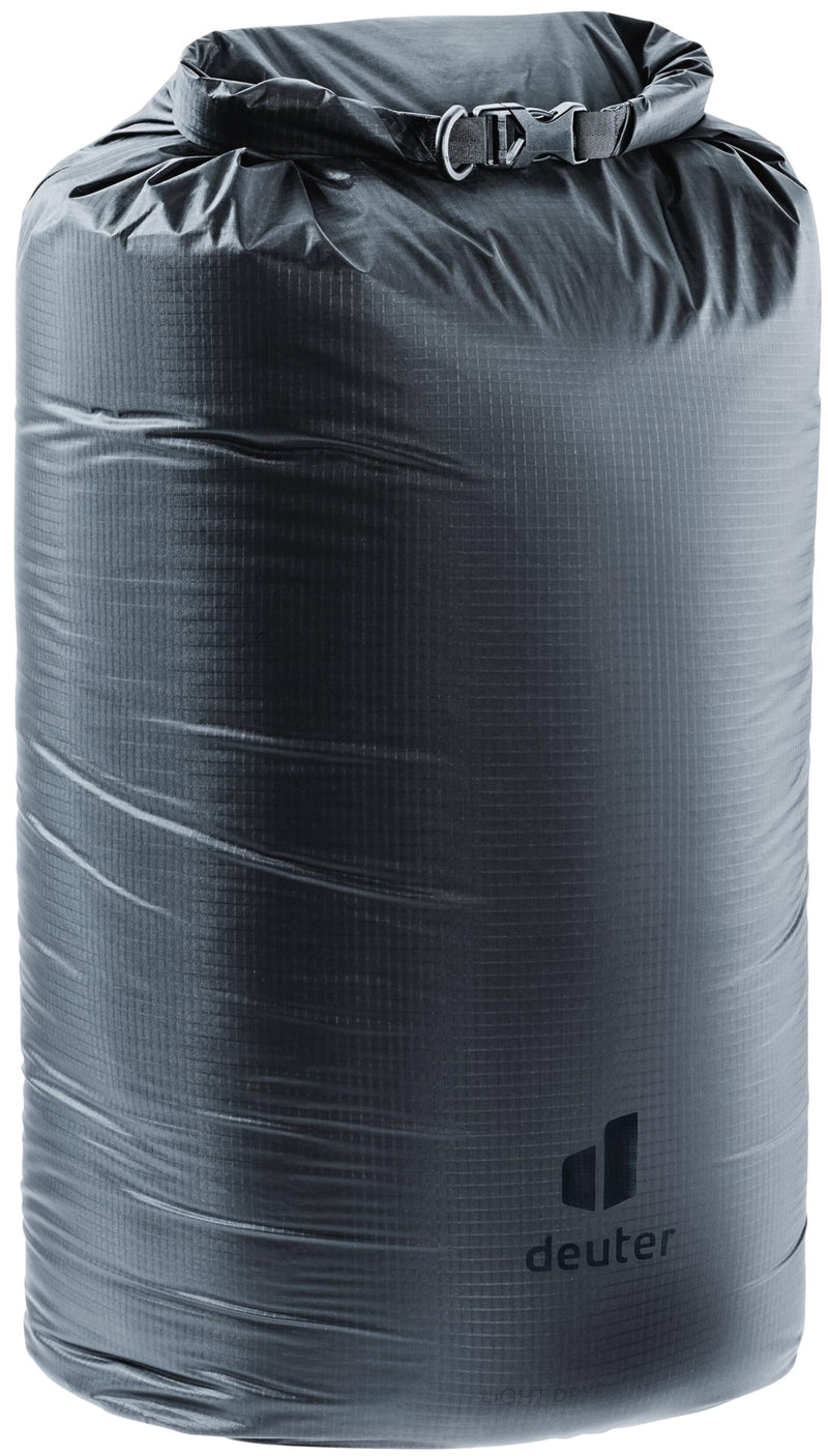 Deuter Light Drypack 30, Water-Resistant 30-Liter Ripstop Roll-Top Dry Pack Sack Keeps Gear Dry for Hiking, Trekking, Camping & Kayaking - Graphite