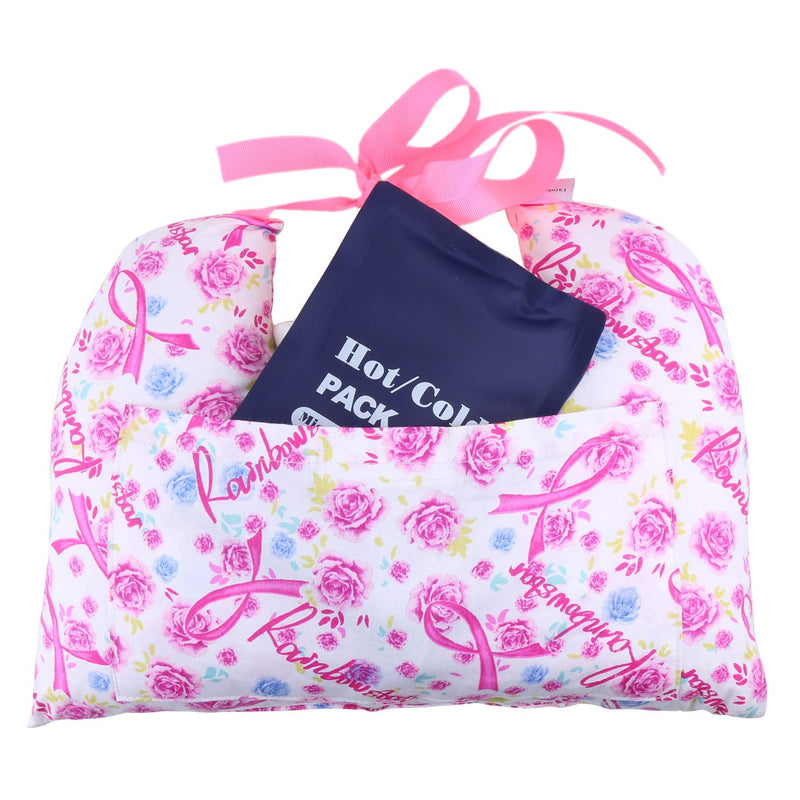 [Australia] - rainbowstar Mastectomy Underarm Pillow with Pocket for Hot or Cold Pack Breast Cancer Armpit Lymphedema Lumpectomy Surgery Wound Healing Protector Recovery Support 