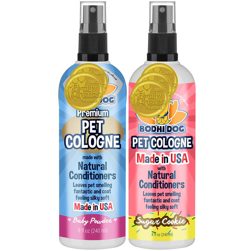 Bodhi Dog Baby Powder Cologne 8oz + Sugar Cookie Cologne 8oz Bundle - PawsPlanet Australia
