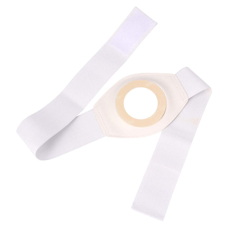 [Australia] - EXCEART 2pcs Stoma Hernia Belts Colostomy Bag Belt Ostomy Belt Support for Colostomy Ileostomy Urostomy Breathable Fabric Postoperative Band Beige 
