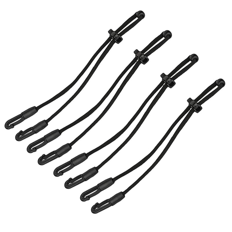 [Australia] - Mask Extender Lanyard,Anti-Tightening Comfortable Ear Strap Extension Hook Black 4 PCS 