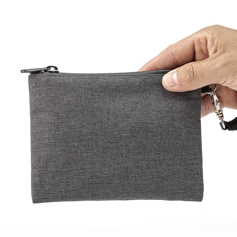 [Australia] - Small Smell Proof Bag, Smell Proof Pouch Container, Stash Scent Proof Bag Storage, No Smell Odor Proof Bags Carbon Lined (gray) Polyester 