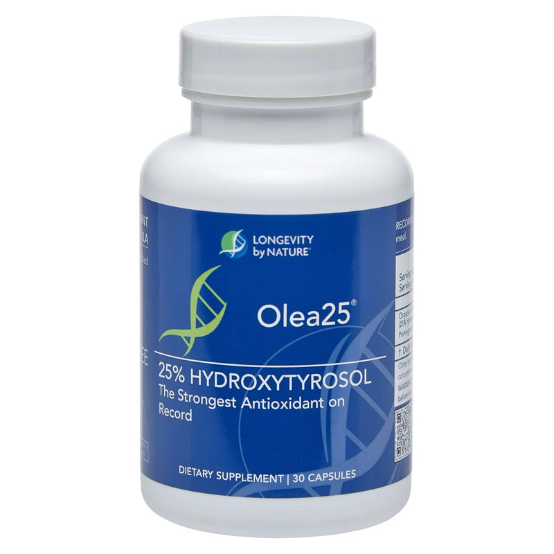[Australia] - Olive Leaf Extract Capsules, Olea25 Hydroxytyrosol Supplement, Organic Antioxidant Support, 30 Capsules, Heart and Immune Health 