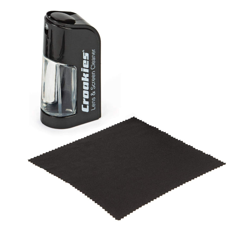 [Australia] - Croakies All-in-one Cleaning Kit | Lens Care Travel Kit with Pump and Microfiber Cloth | All Natural Cleaner for Eyewear and Lenses 