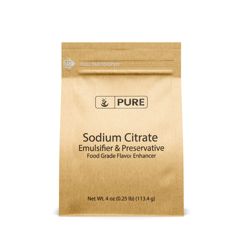 [Australia] - Pure Original Ingredients Sodium Citrate (4 oz) Preservative & Emulsifier for Molecular Gastronomy 4 Ounce (Pack of 1) 
