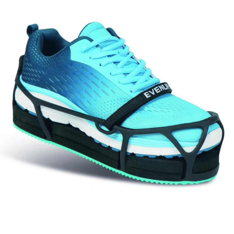 [Australia] - EVENup The Authentic Shoe Balancer Size Medium for use with Walking Boot or Leg Length Discrepancy. Improves Your gait Using a Variety of Height adjustments. Black Medium (Pack of 1) 