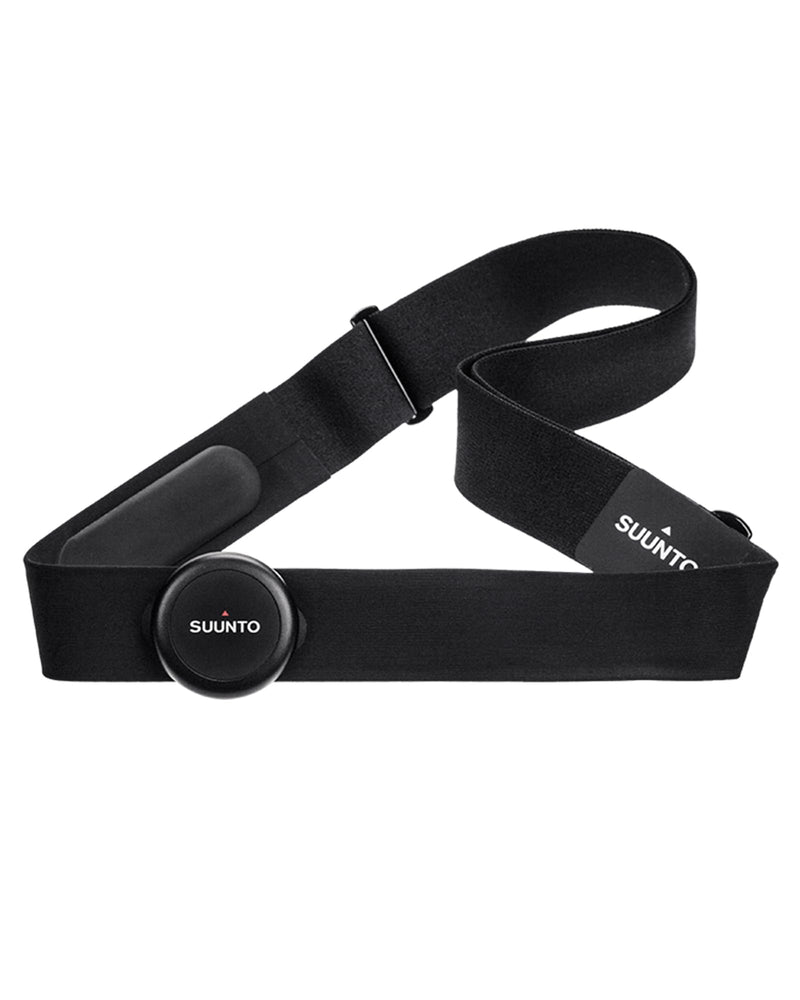 [Australia] - SUUNTO Smart Heart Rate Belt, Accurate Bluetooth Heart Rate Measurement Sensor, Multiple sports Comfortable fit for Running & Swimming, 500H Long Battery Life with Internal Memory, Waterproof, Black 