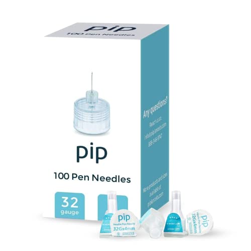 [Australia] - Pip Insulin Pen Needles (32G 4mm) 100 Pieces 
