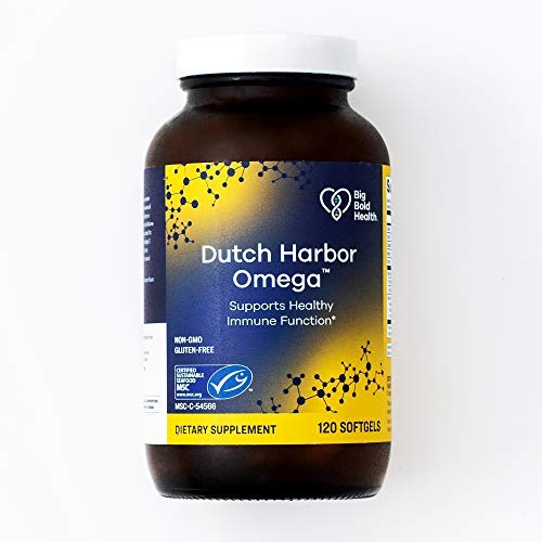 [Australia] - Dutch Harbor Omega 3 Fish Oil Supplement - Wild Alaskan Cod Liver Oil - 120 Softgels, Lemon Flavor - Includes Omega-3 Fatty Acids with DPA, DHA, & EPA 