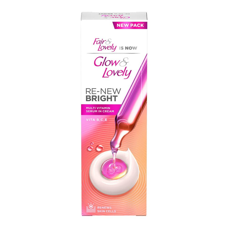 Glow & Lovely Re-New Bright Advanced Multi Vitamin Serum Cream, 50g