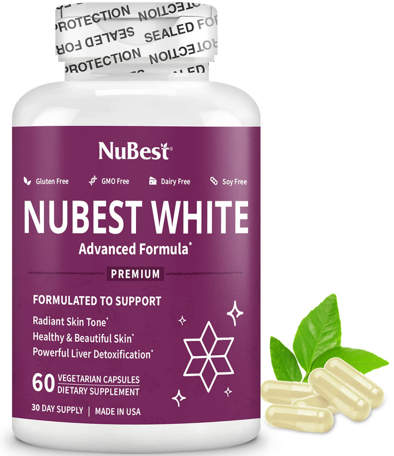 [Australia] - NuBest White - Glutathione 400mg & Milk Thistle Extract - Skin Brightening Supplement - Supports Beautiful and Radiant Skin - Antioxidant & Detoxification - 1 Pack | 1 Months Supply Pack 1 NuBest White 