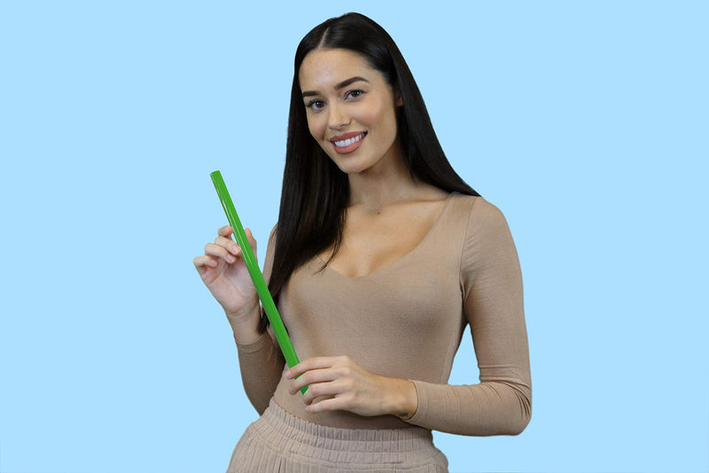 [Australia] - Green Vocal Tubes for Speech Therapy and Singing - Therapy Straws for Vocal Health - Set of 2 Silicone Tubes for water resistant Voice Therapy and singing training 