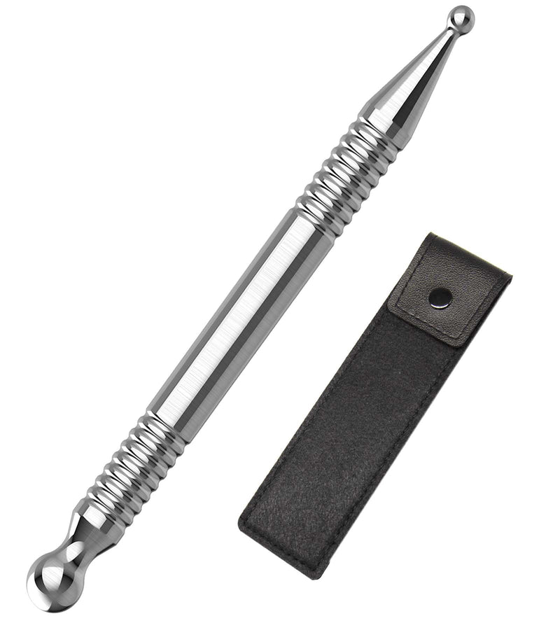 [Australia] - Acupuncture Pen - Stainless Steel Deep Tissue Acupressure Pen - Manual Acupuncture Pen for Full Body Meridian Pain Relief and Face Massage 