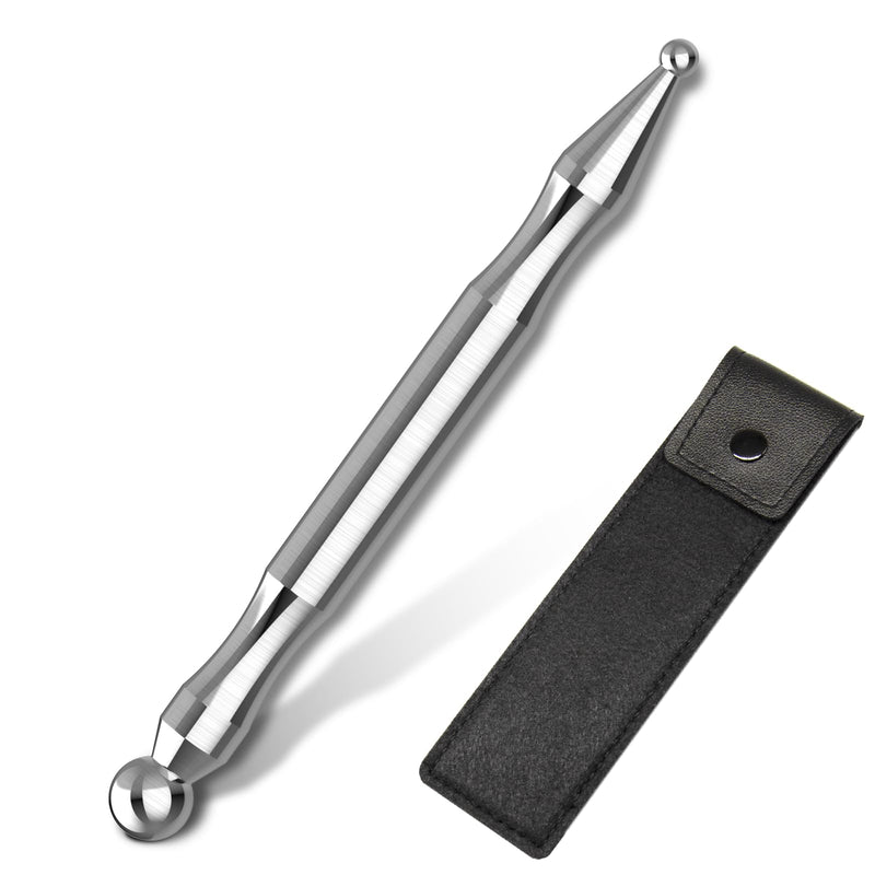 [Australia] - Acupuncture Pen, Stainless Steel Deep Tissue Acupressure Pen - Manual Acupuncture Massage Pen for Full Body Meridian Pain Relief and Face Massage 