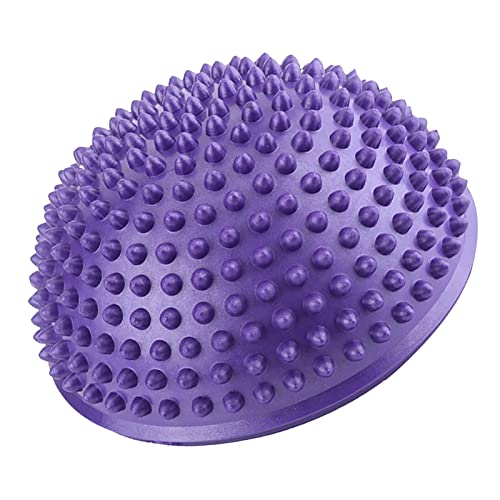 [Australia] - Foot Massage Ball, Inflatable Half Yoga Balls Massage Point Exercises Trainer Fitness for Kids Adults Sports Foot Massages 