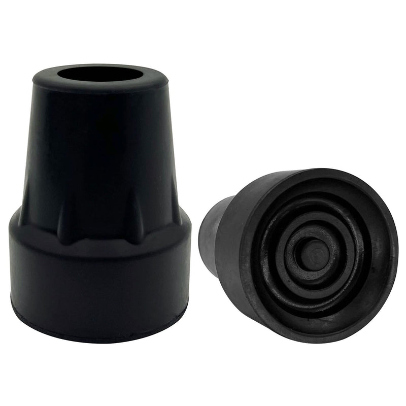 [Australia] - Replacement Cane Tips, 3/4 Inch, Black. 0.75 Inch (Pack of 2) 