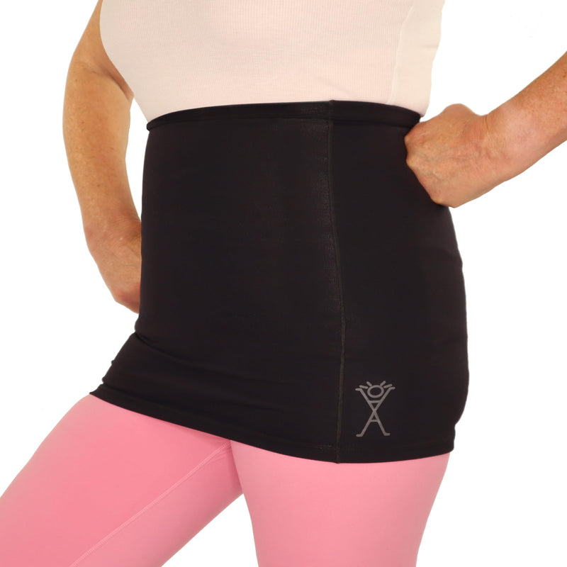 [Australia] - Alki Active® Hip Pain Relief Compression Band for Women - for Sciatic Nerve, Hip Flexor Strain, Torn Labrum, Arthritis, Bursitis, EDS, Fibromyalgia (XX-Large) XX-Large Black 