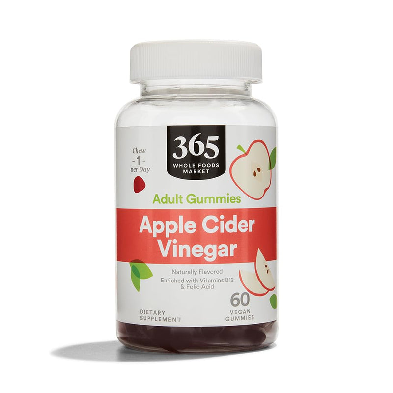 365 by Whole Foods Market, Apple Cider Vinegar Gummies, 60 Count