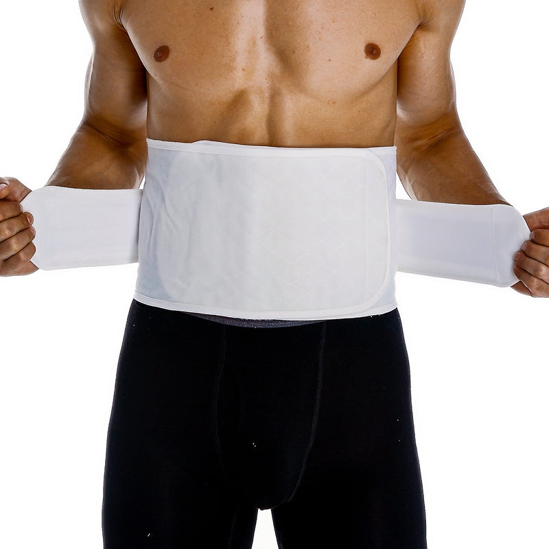 [Australia] - Hernia Belts for Men Abdominal Support Surgical Belly Binder Stomach Wrap Band After Surgery Medium 