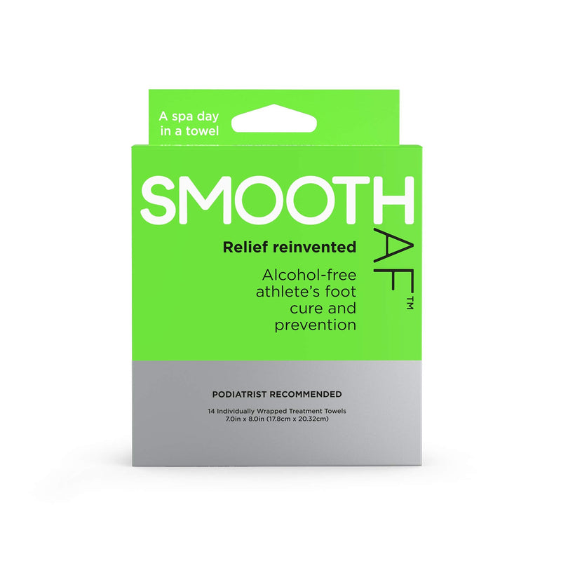 Athlete’s Foot Antifungal (14-Wipes), Tolnaftate 1%, Alcohol-Free, Skin-Repairing Formula with Emollients, Eucalyptus & Menthol, Treats & Prevents Athlete’s Foot, Jock Itch & Ringworm. Box 14