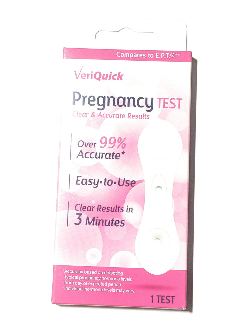 VeriQuick Pregnancy Test, Clear & Accurate Results in 3 Minutes