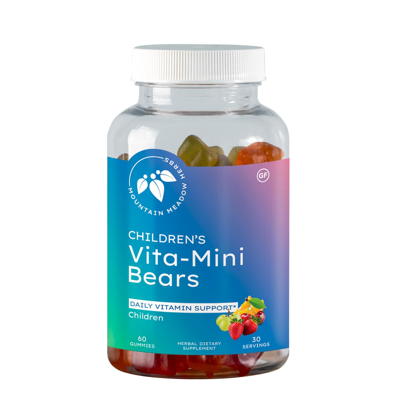 Mountain Meadow Herbs Vita-Mini Bears 60 ct | Multivitamin Gummies for Children, Healthy Growth and Development Support, Essential Daily Wellness, Fruit Flavor Supplement
