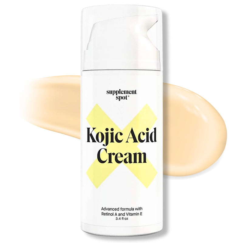 Kojic Acid Cream for Dark Spots, Retinol A & Vitamin E Dark Spot Treatment for Women - Anti-Aging & Even Skin Tone – Natural Kojic Acid Face Cream for Women, 3.4 Oz 3.4 Ounce (Pack of 1)