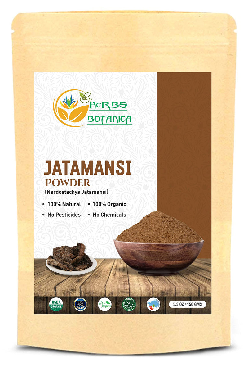 [Australia] - Jatamansi Root Powder Organic Nardostachys Jatamansi for Hair Growth Spikenard Stress Relief Formulation Natural Rhizome 5.3 Ounce / 150 gms 