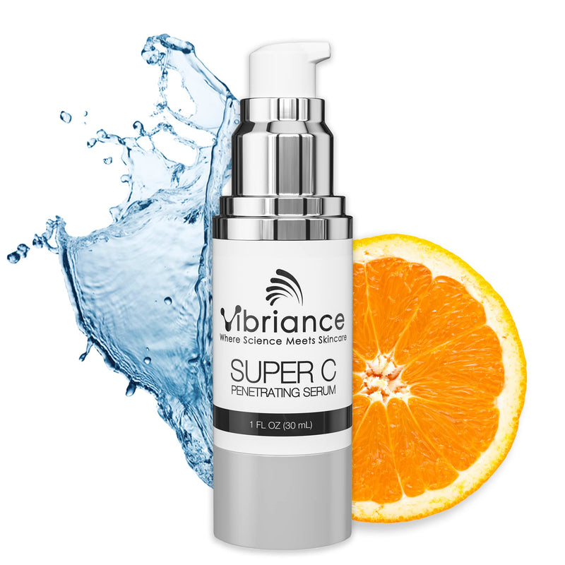 [Australia] - Vibriance Super C Serum for Mature Skin - All-in-One Vitamin Formula Hydrates, Firms, Lifts, Smooths, Targets Age Spots, Wrinkles, 1 fl oz 1 Fl Oz (Pack of 1) 