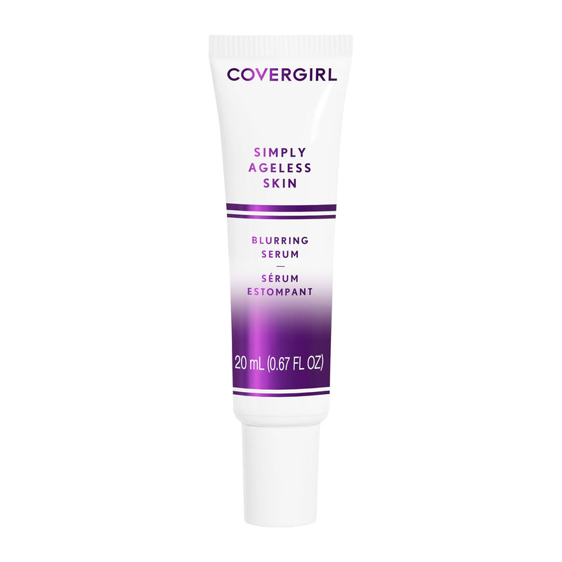 COVERGIRL Simply Ageless Blurring Serum, Anti Wrinkle Serum, Face Serum, 1 Pack,Skin Tightening Serum, Reduces Fine Lines, Formulated with Vitamin A & E, Argan Oil, Coconut Oil 0.67 Fl Oz (Pack of 1)