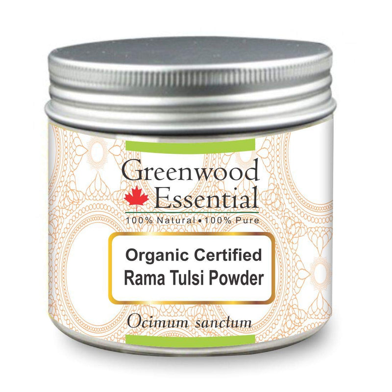 [Australia] - Pure Rama Tulsi Powder (Ocimum sanctum) Organic Certified 100% Natural Therapeutic Grade 200gm (7.05 oz) 7.05 Fl Oz (Pack of 1) 
